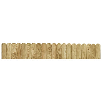 Rotolo di Bordura Verde 120 cm in Legno di Pino impregnato