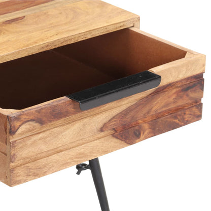 Tavolino da Salotto 88x55x40 cm in Legno Massello di Sheesham