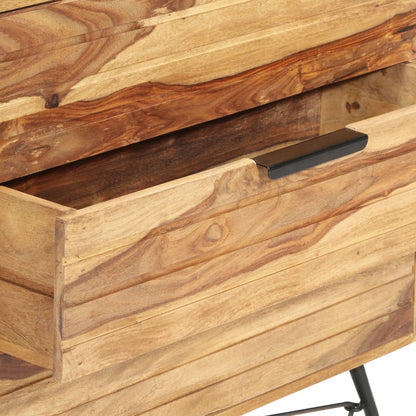 Credenza 80x30x75 cm in Legno Massello di Sheesham