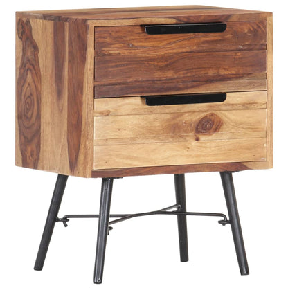 Comodino 40x30x50 cm in Legno Massello di Sheesham