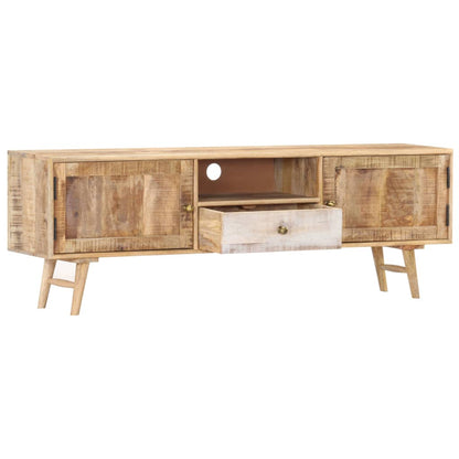 Mobile Porta TV 140x30x45 cm in Legno Massello di Mango