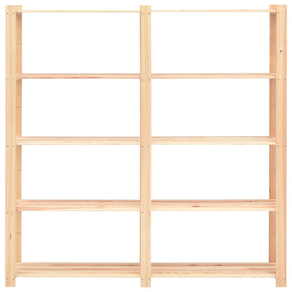 Scaffali a 5 Livelli 5 pz 170x38x170 cm Massello Pino 500kg