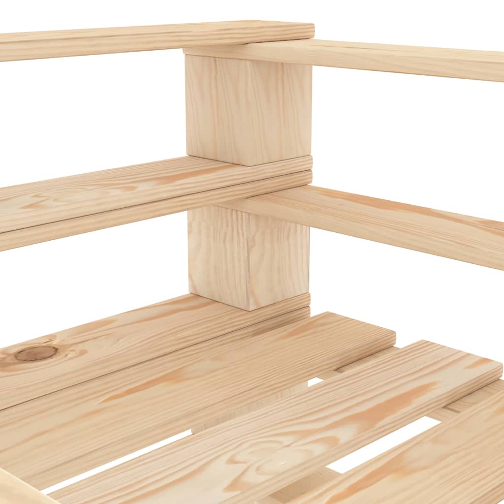 Poltrona da Giardino su Pallet in Legno