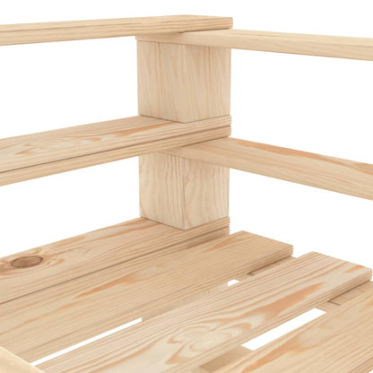 Poltrona da Giardino su Pallet in Legno