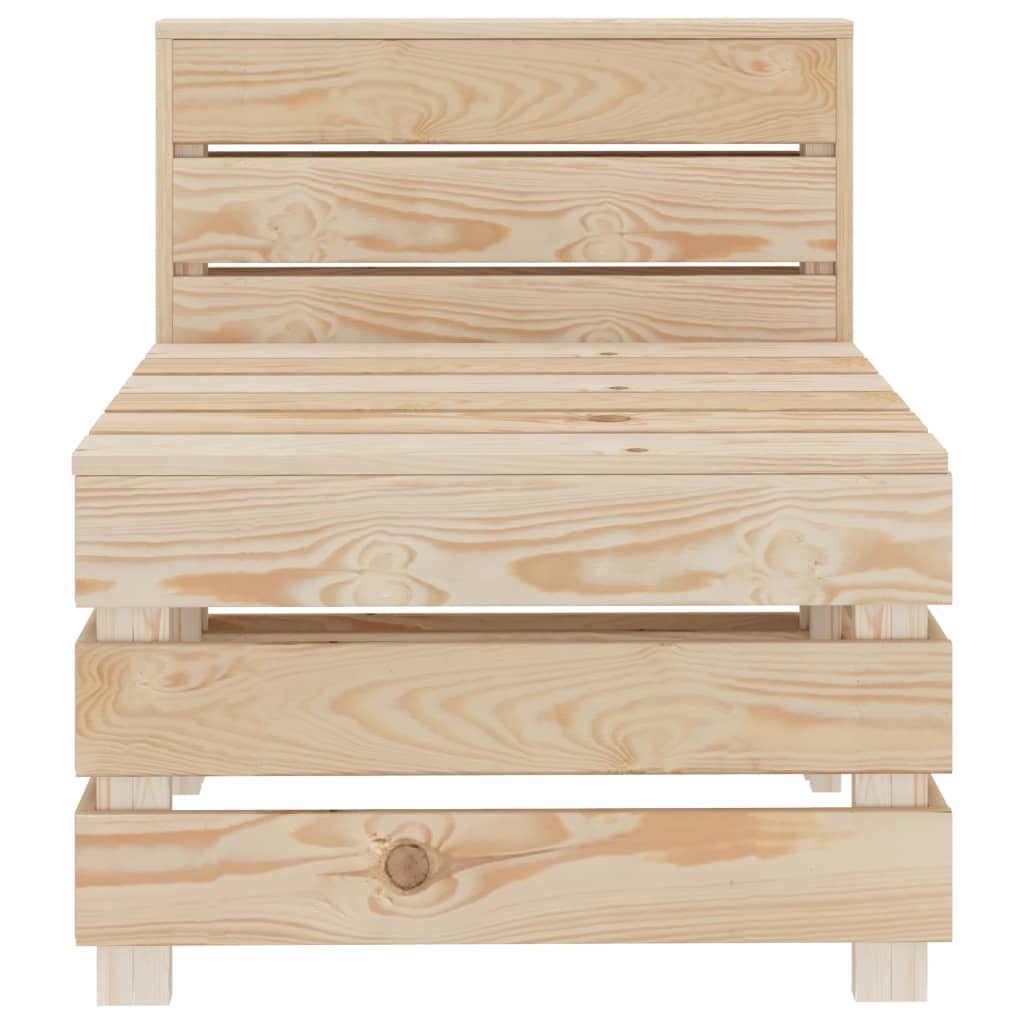 Divano da Giardino su Pallet in Legno