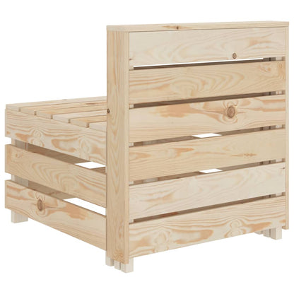 Divano da Giardino su Pallet in Legno