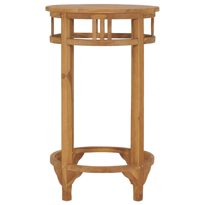 Tavolino da Bar Ã˜ 60 cm in Legno Massello di Teak