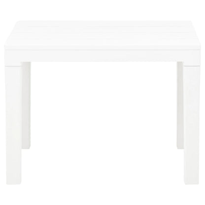 Panchine da Giardino 2 pz Bianco in Plastica