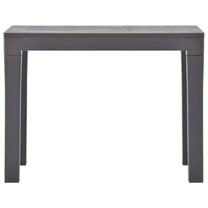 Panchine da Giardino 2 pz Mocca in Plastica