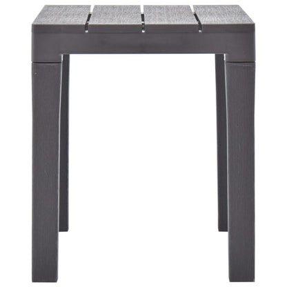 Panchine da Giardino 2 pz Mocca in Plastica