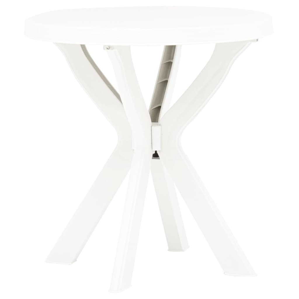 Tavolo da Bistrot Bianco ÃƒËœ70 cm in Plastica