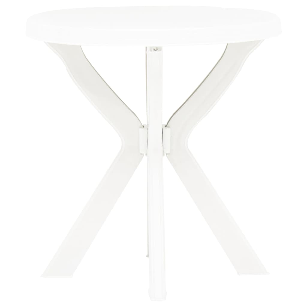 Tavolo da Bistrot Bianco ÃƒËœ70 cm in Plastica