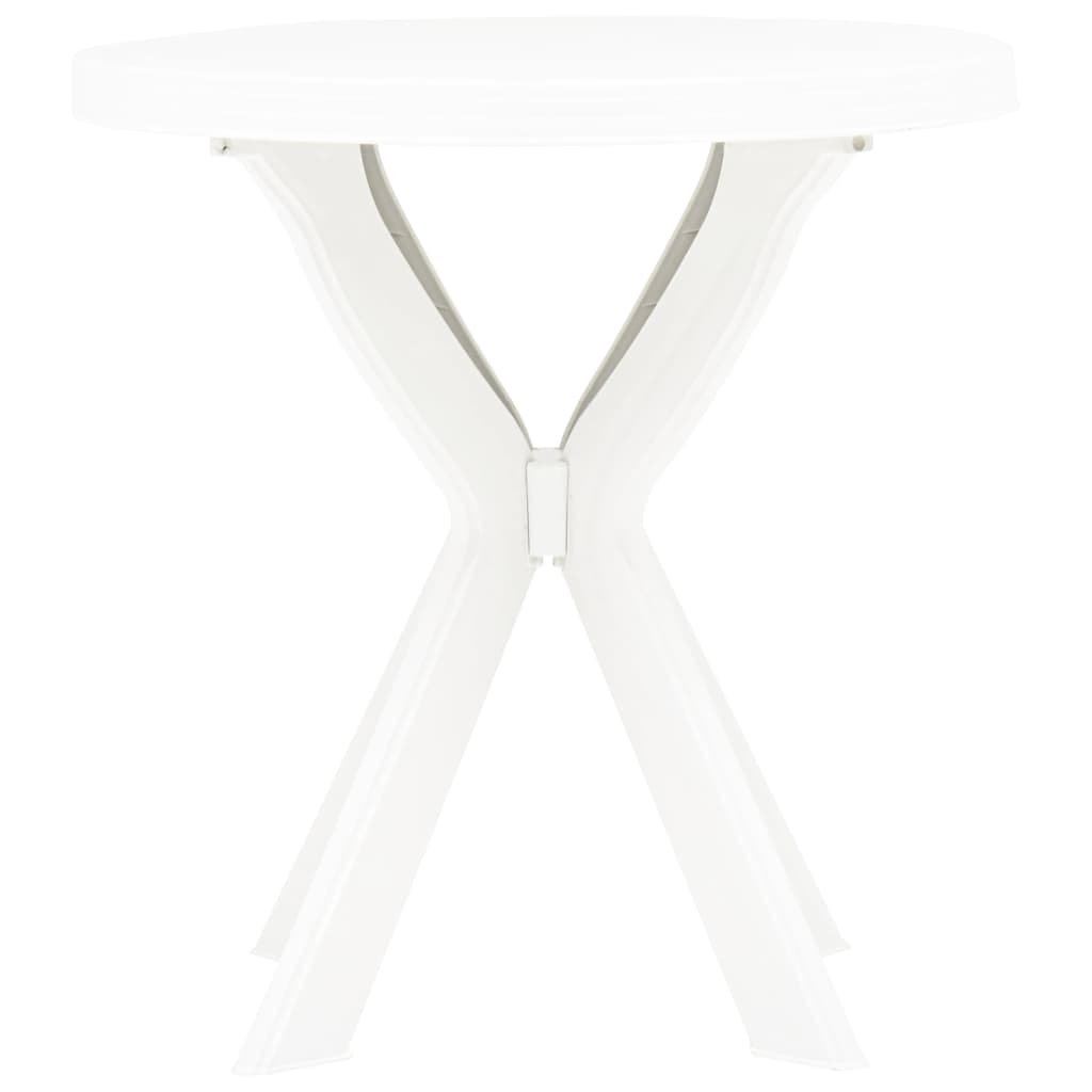Tavolo da Bistrot Bianco ÃƒËœ70 cm in Plastica