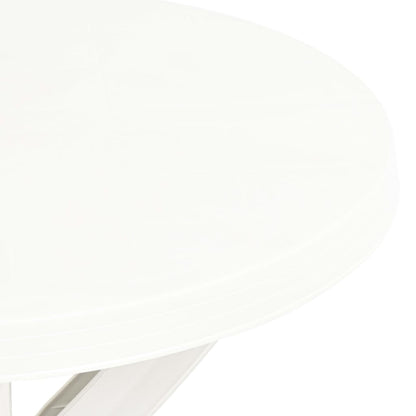 Tavolo da Bistrot Bianco ÃƒËœ70 cm in Plastica