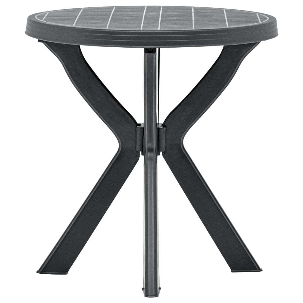 Tavolo da Bistrot Antracite Ã˜70 cm in Plastica
