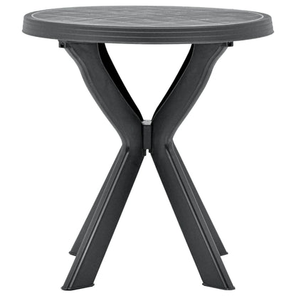 Tavolo da Bistrot Antracite Ã˜70 cm in Plastica