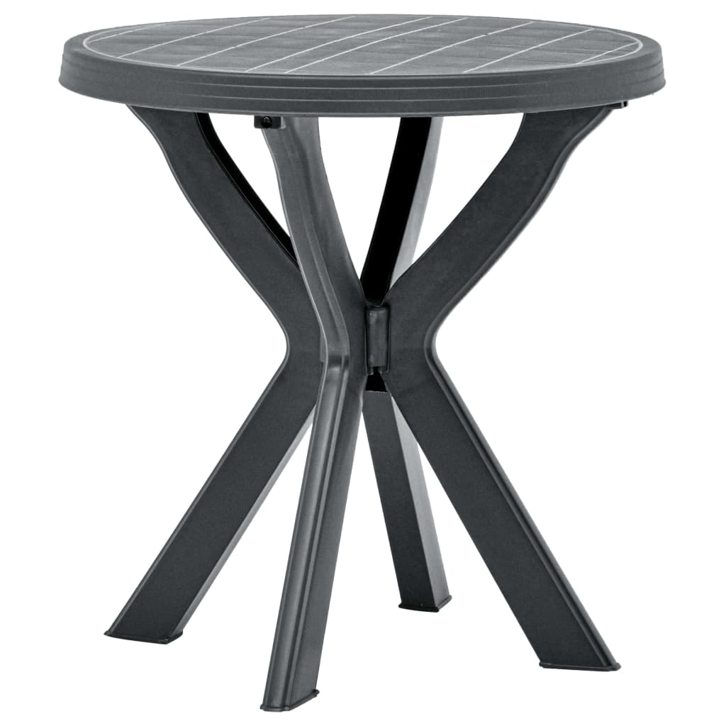 Tavolo da Bistrot Antracite Ã˜70 cm in Plastica