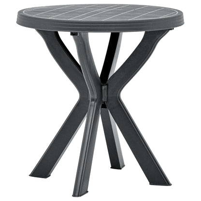Tavolo da Bistrot Antracite Ã˜70 cm in Plastica