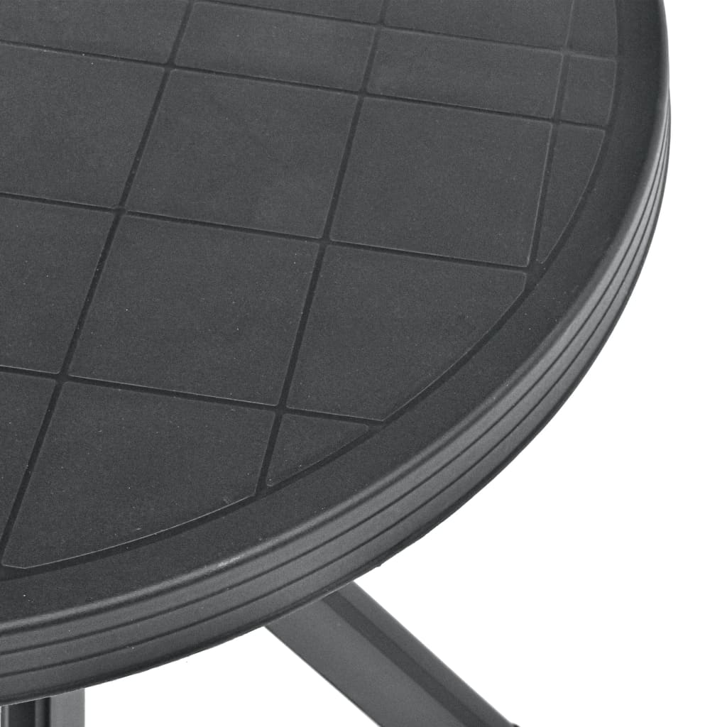 Tavolo da Bistrot Antracite Ã˜70 cm in Plastica