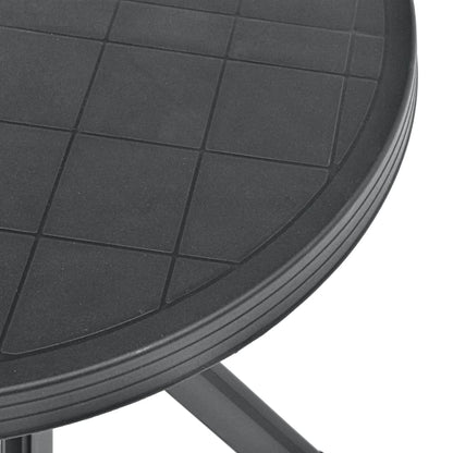 Tavolo da Bistrot Antracite Ã˜70 cm in Plastica