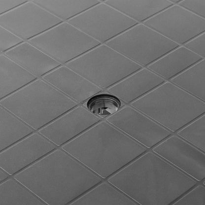 Tavolo da Giardino Antracite 80x75x72 cm in Plastica