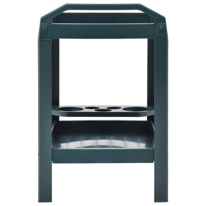 Carrello per Bevande Verde 69x53x72 cm in Plastica