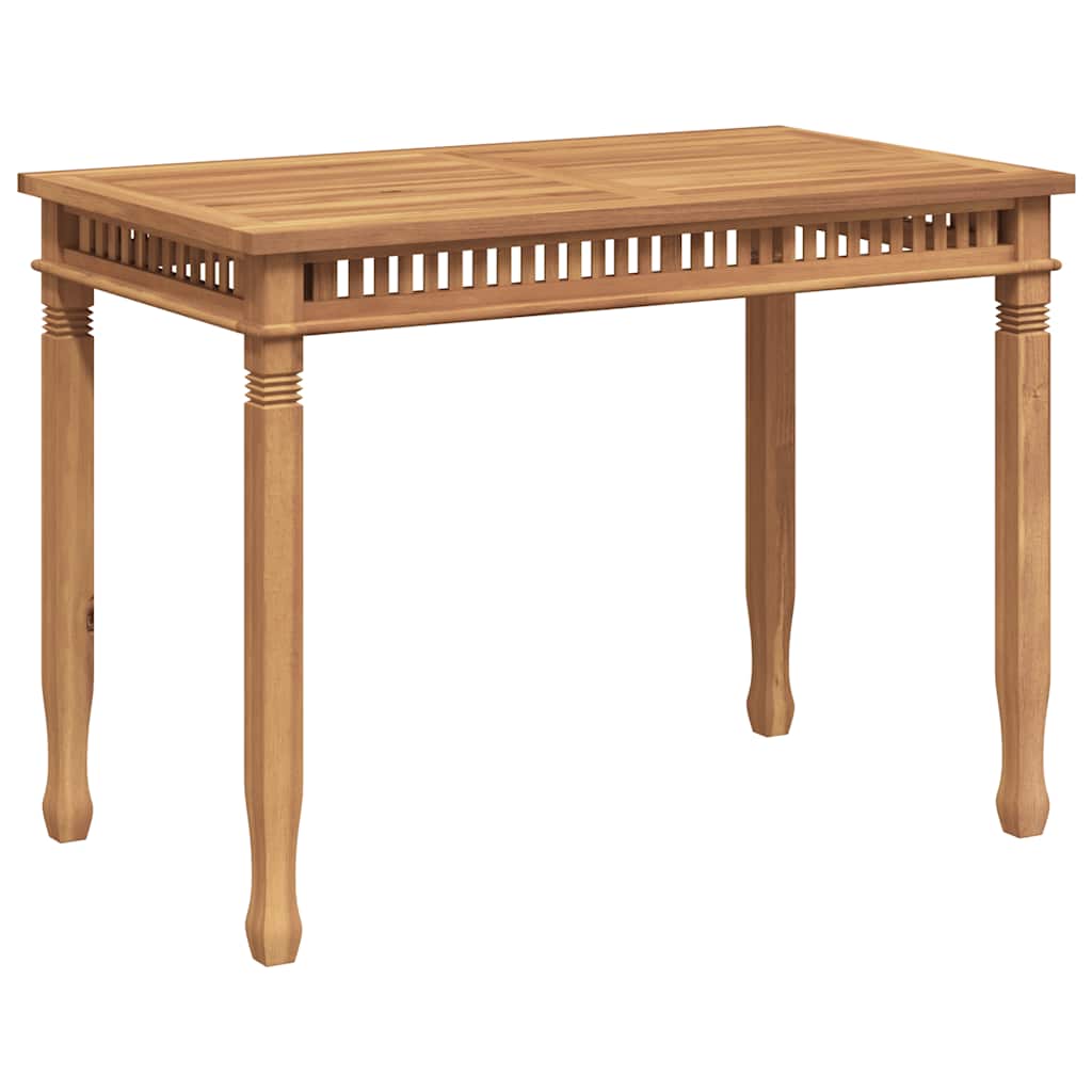 Tavolo da Pranzo per Giardino 120x65x80 cm in Massello di Teak