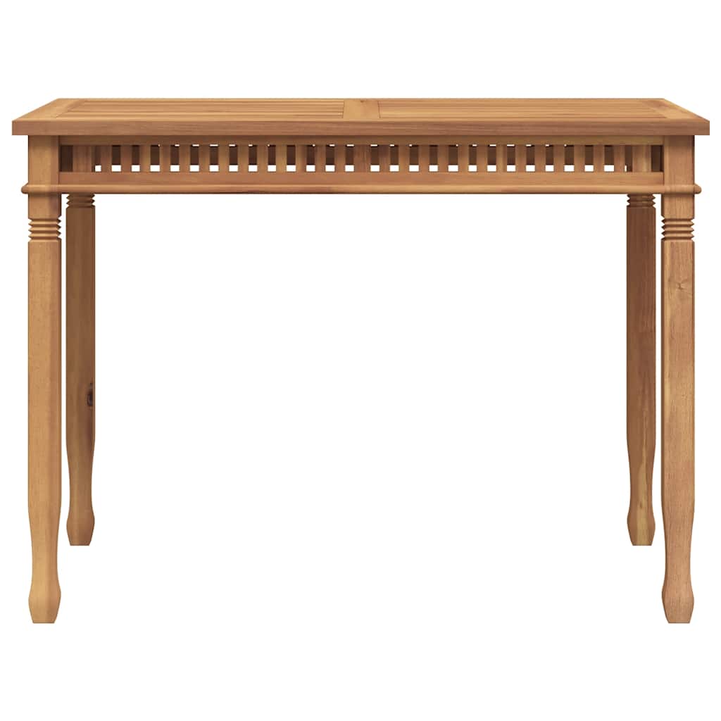 Tavolo da Pranzo per Giardino 120x65x80 cm in Massello di Teak