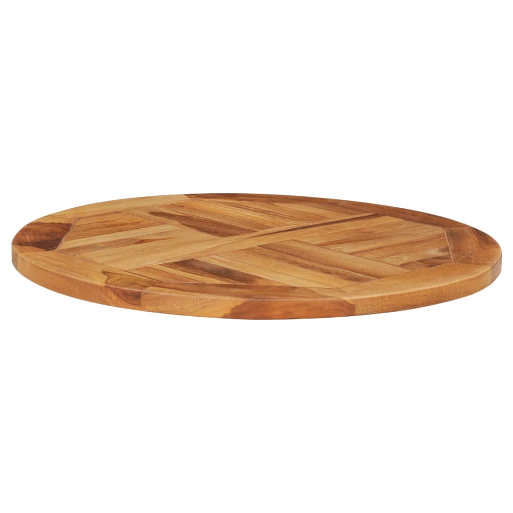 Vassoio Girevole da Tavola in Legno Massello di Teak
