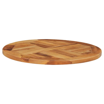 Vassoio Girevole da Tavola in Legno Massello di Teak