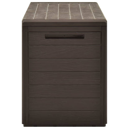 Baule da Giardino Marrone 116x44x55 cm