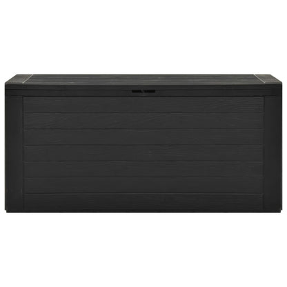 Baule da Giardino Antracite 116x44x55 cm