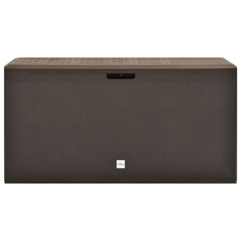Baule da Giardino Marrone 114x47x60 cm