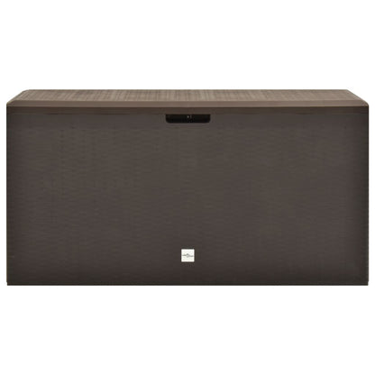 Baule da Giardino Marrone 114x47x60 cm