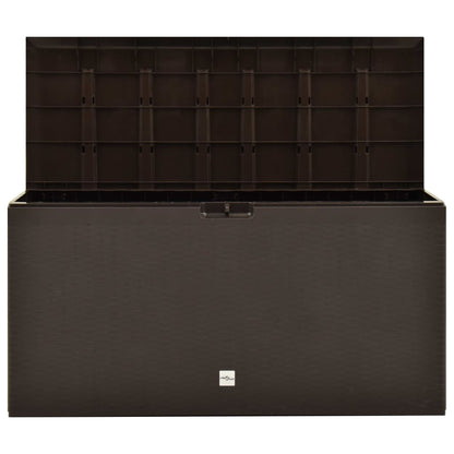 Baule da Giardino Marrone 114x47x60 cm