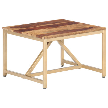 Tavolino Laterale 60x60x40 cm in Legno Massello