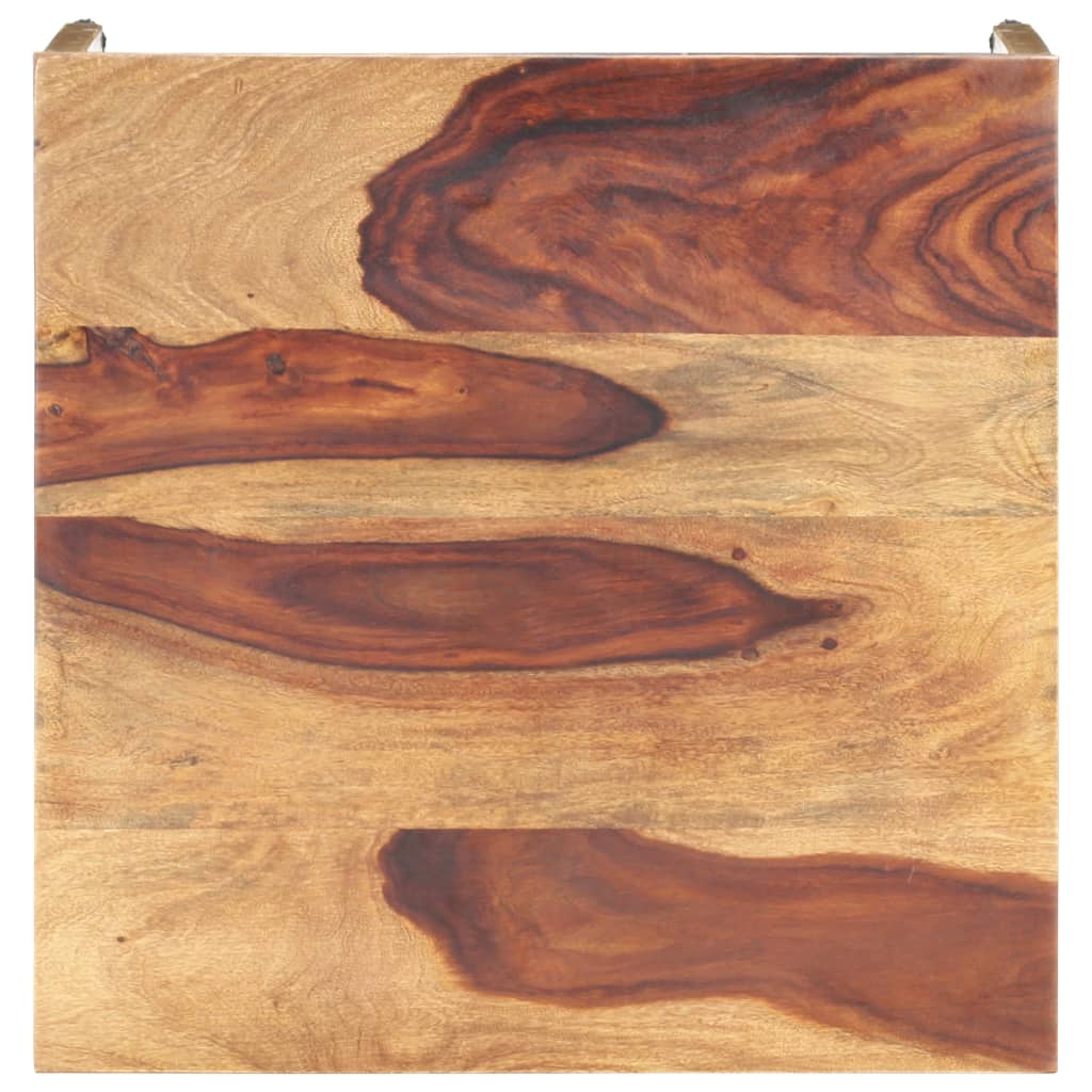 Tavolino Laterale 60x60x40 cm in Legno Massello