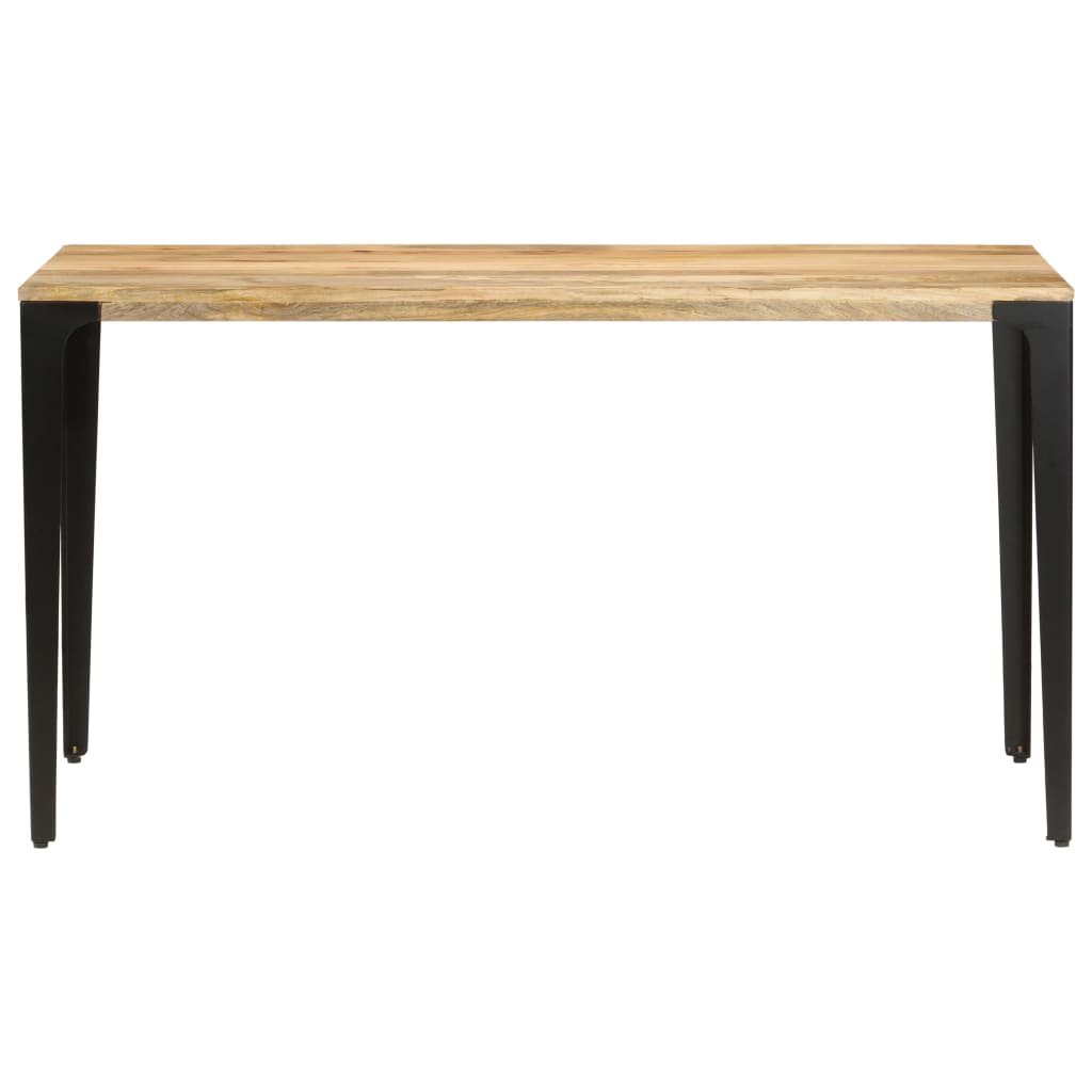 Tavolo da Pranzo 140x70x76 cm in Legno Massello di Mango
