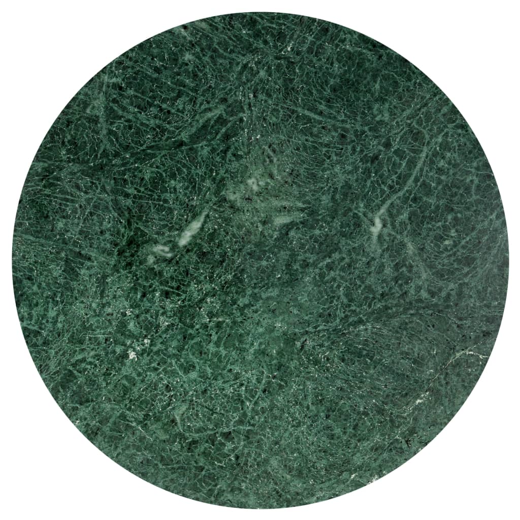 Tavolino da Salotto Verde 60x60x35 cm Pietra Vera Testura Marmo