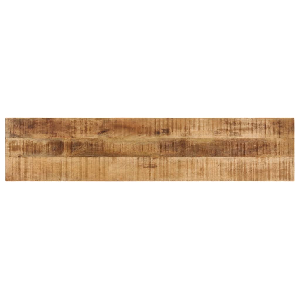 Panca 160 cm in Legno Massello di Mango e Acciaio