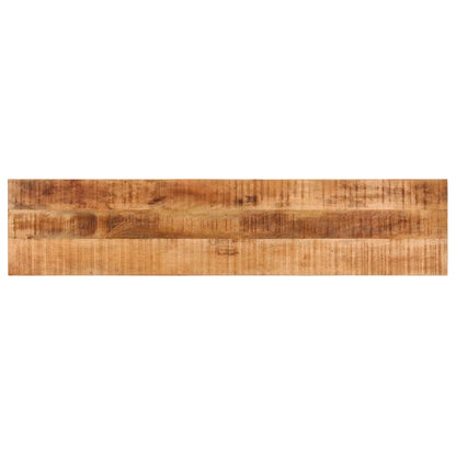 Panca 160 cm in Legno Massello di Mango e Acciaio