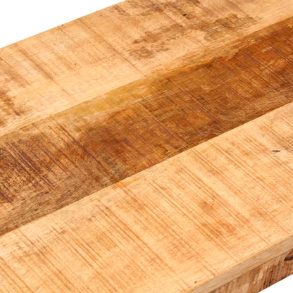 Panca 160 cm in Legno Massello di Mango e Acciaio