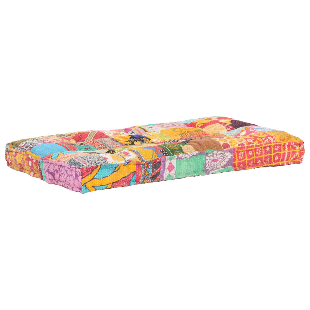 Cuscino per Divani Pallet Multicolore in Tessuto Patchwork