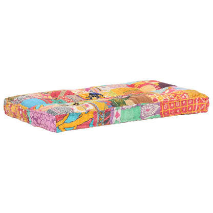 Cuscino per Divani Pallet Multicolore in Tessuto Patchwork