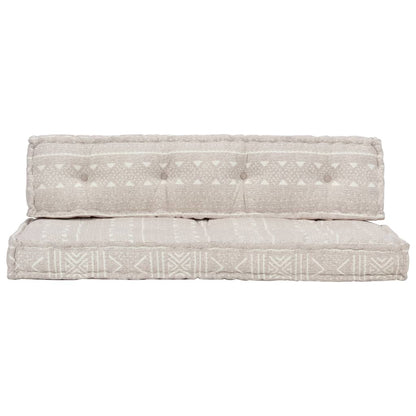 Cuscino per Divani Pallet Marrone Chiaro in Tessuto Patchwork