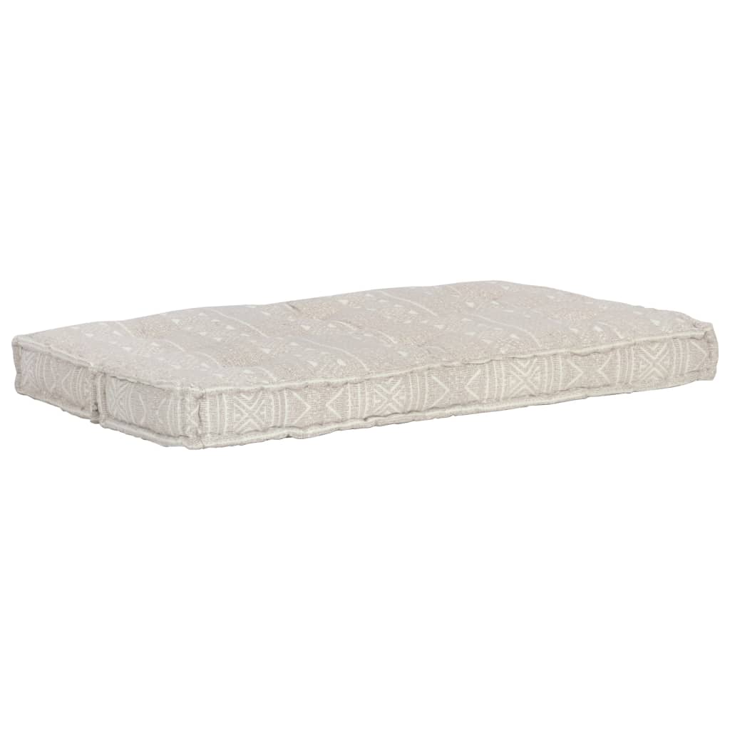 Cuscino per Divani Pallet Marrone Chiaro in Tessuto Patchwork