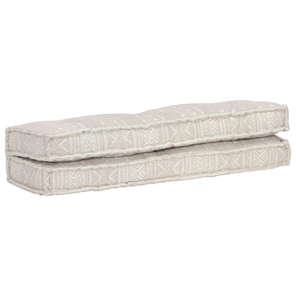Cuscino per Divani Pallet Marrone Chiaro in Tessuto Patchwork
