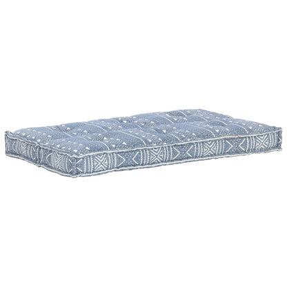 Cuscino per Divani Pallet Indaco in Tessuto Patchwork