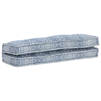 Cuscino per Divani Pallet Indaco in Tessuto Patchwork