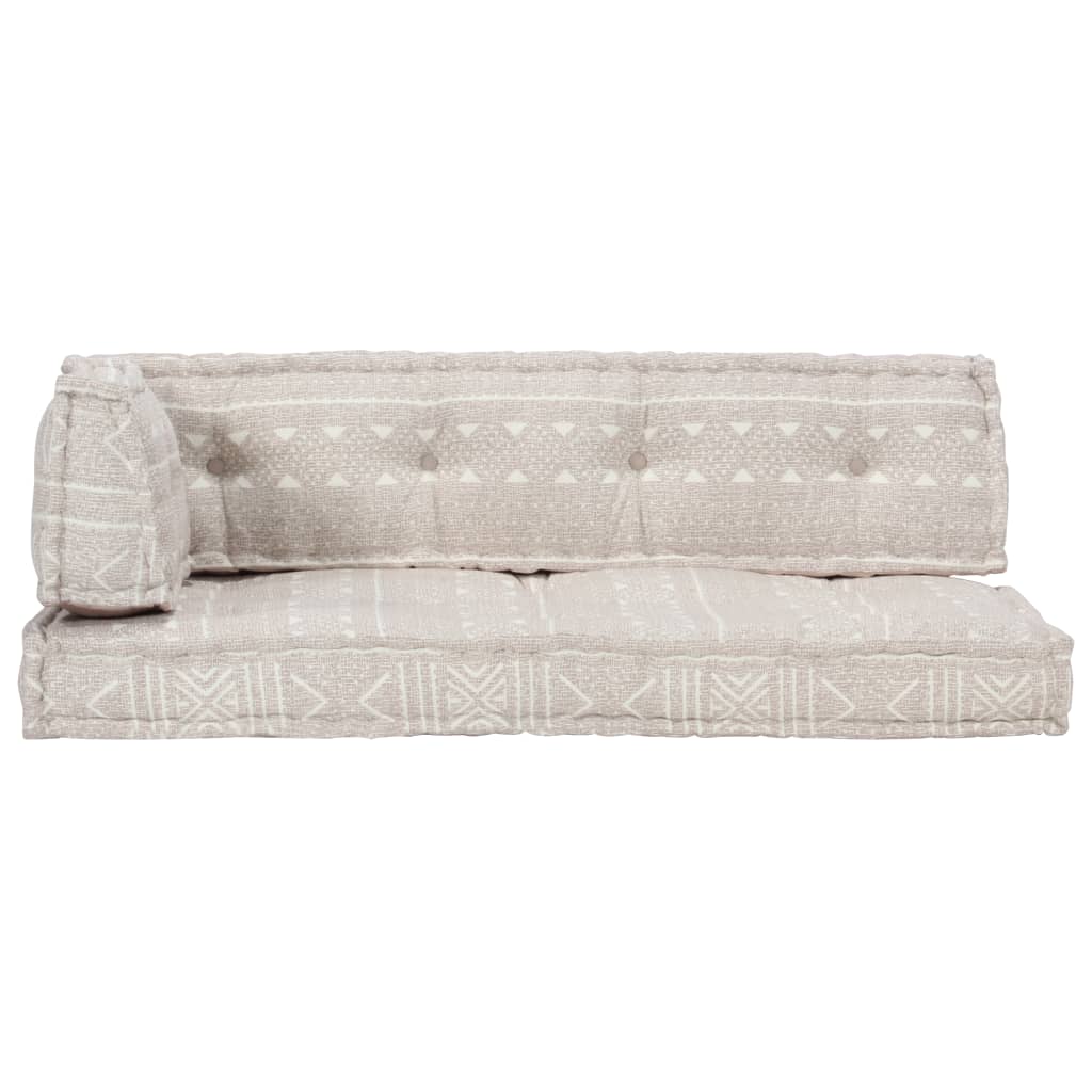 Cuscino per Divani Pallet Marrone Chiaro in Tessuto Patchwork